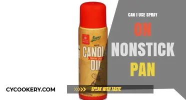 Spray and Nonstick Pans: A Perfect Match?