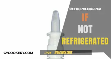 Sprix Nasal Spray Storage: Can It Be Used Unrefrigerated?