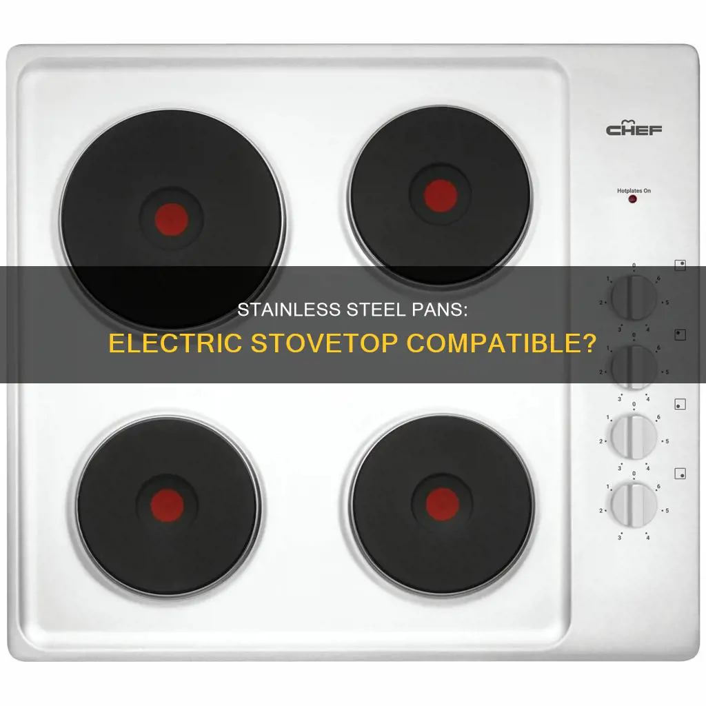 can I use stainless pans on electric stovetops