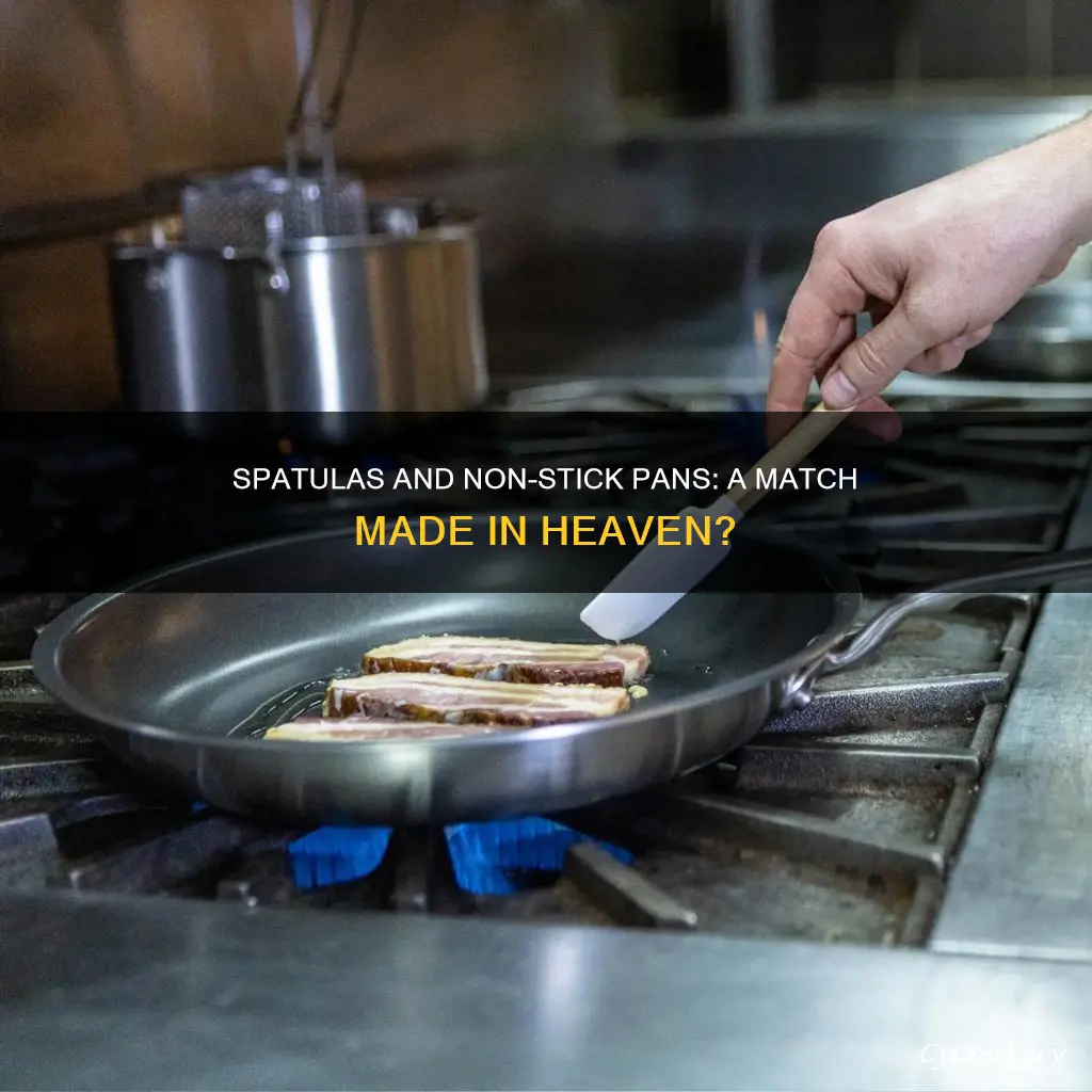 can I use stainless steel spatula on non stick pan