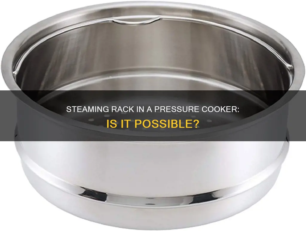 can i use steamer rack in a pressure cooker