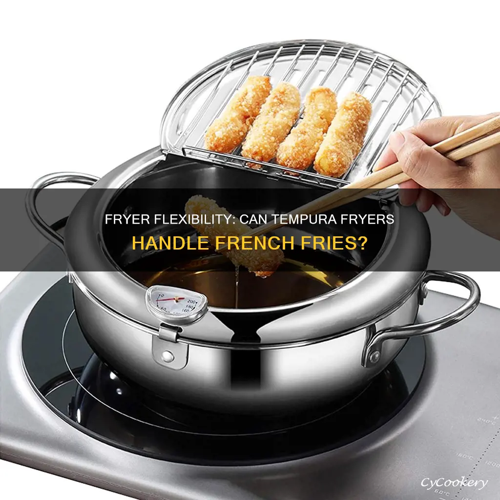 can i use tempura fryer for french fries