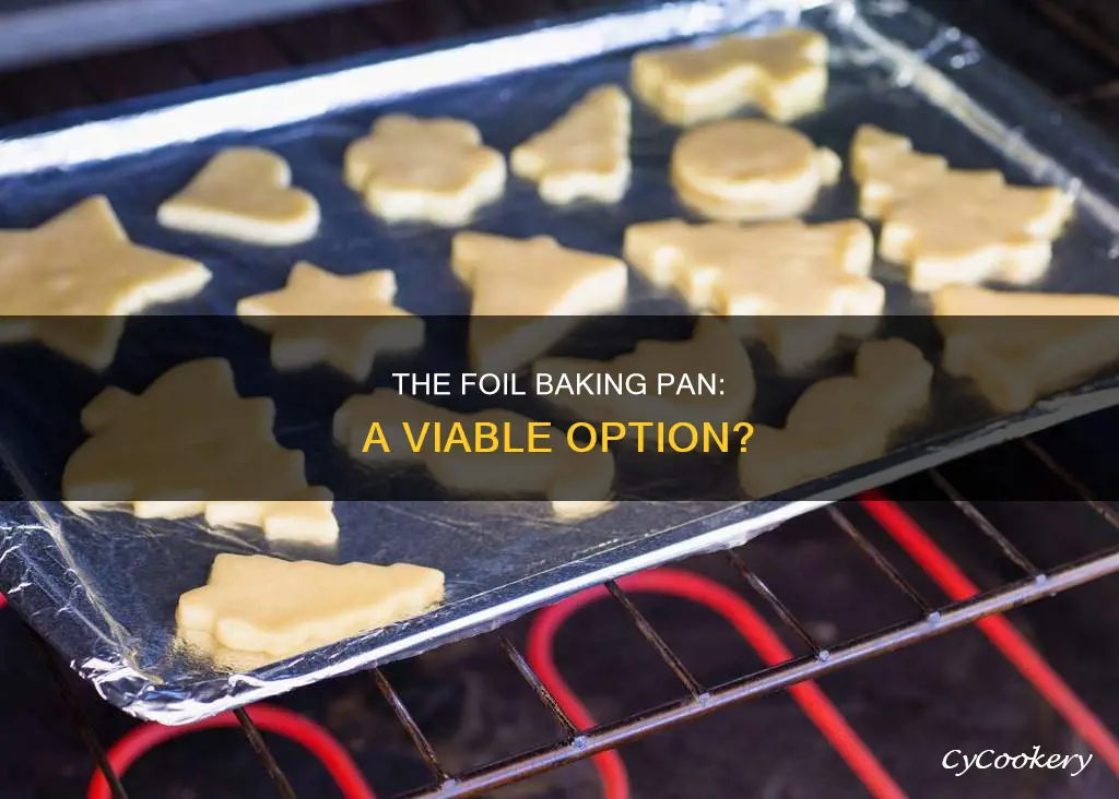can I use the foil baking pan to bake