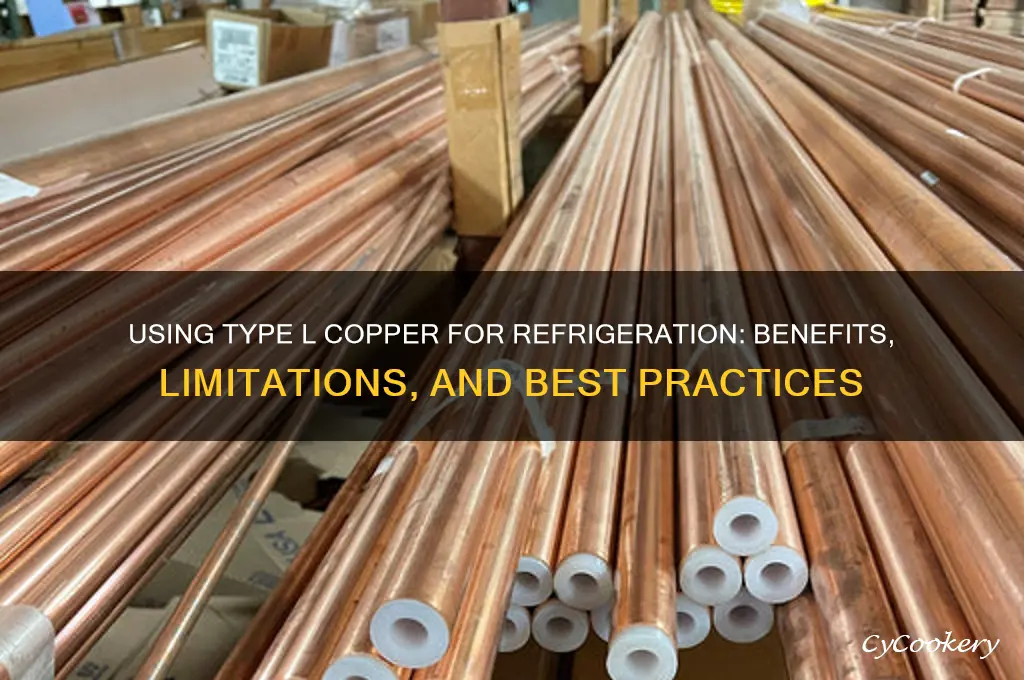 can i use type l copper for refrigeration