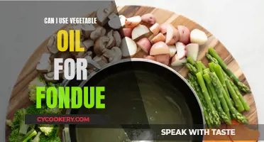 Vegetable Oil for Fondue: A Tasty, Affordable Option?