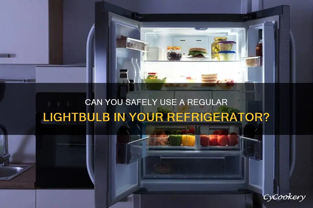 can i use want lightbulb in my refrigerator