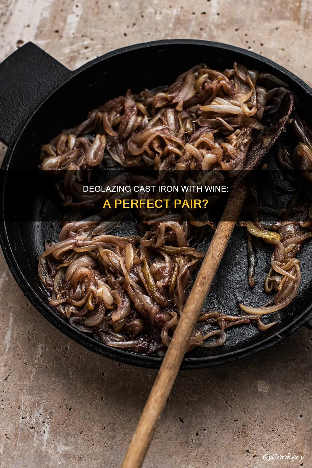 can I use wine to deglaze cast iron pan