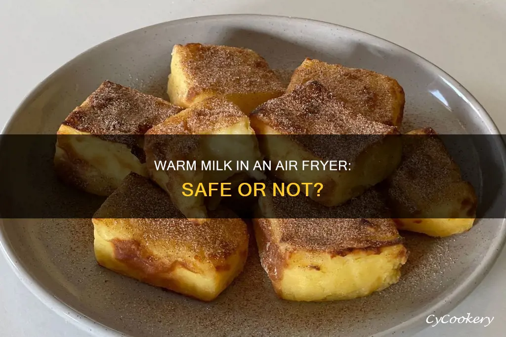 can i warm milk in air fryer