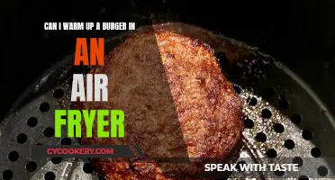 Warm Up Your Burger with an Air Fryer