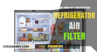How to Clean Your WRX988SIBE00 Refrigerator Air Filter: A Guide