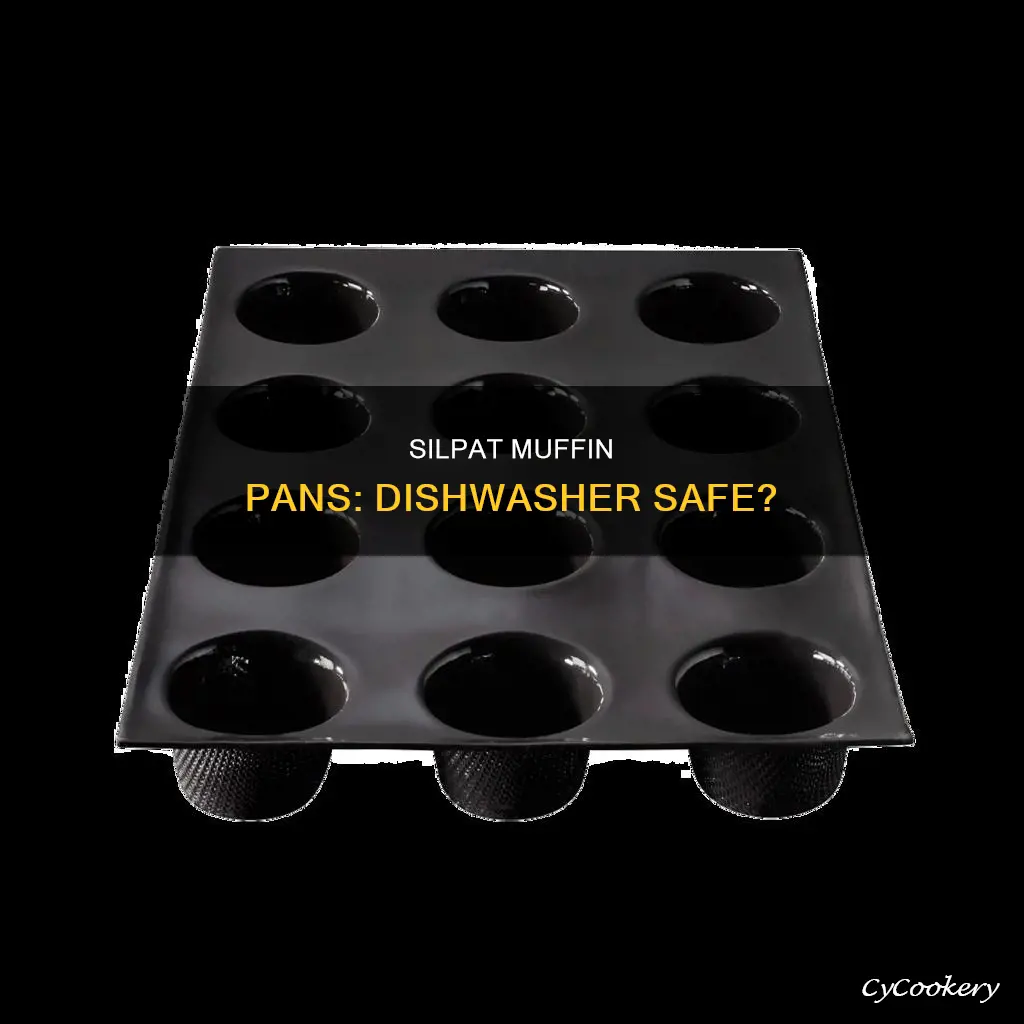 can I wash silpat muffin pan in the dishwasher