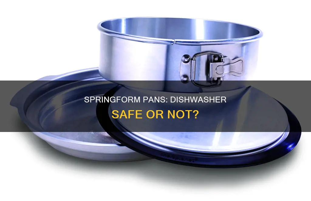can I wash wilton springform pan in dishwasher