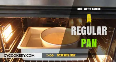 Water Bathing in a Regular Pan: Is It Possible?