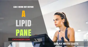 Working Out Before a Lipid Panel: Good or Bad?