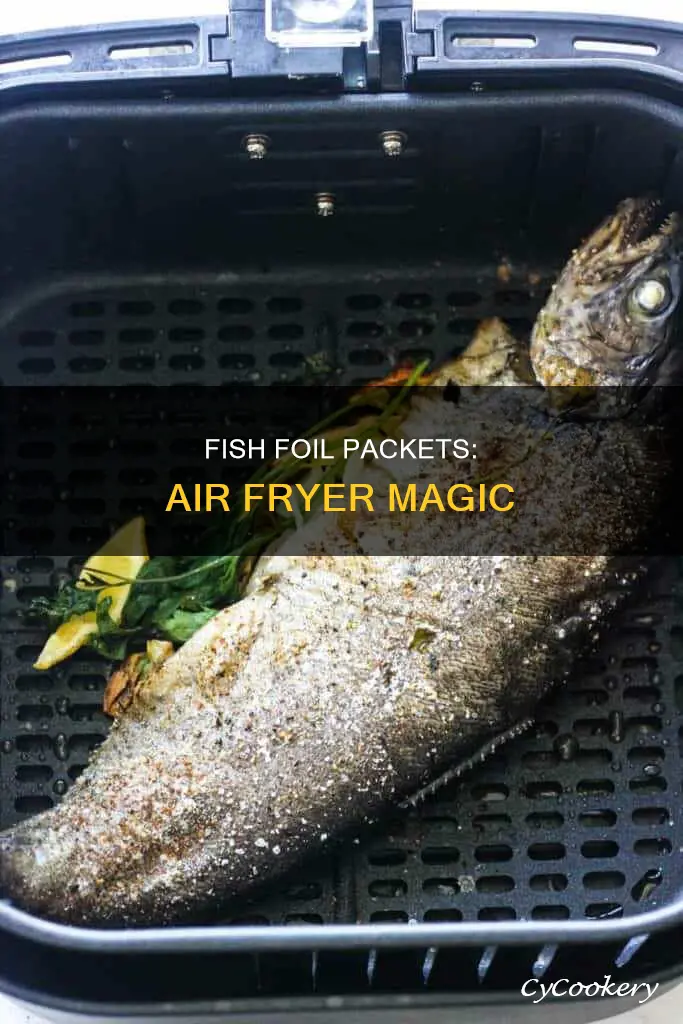 can i wrap fish in foil in air fryer