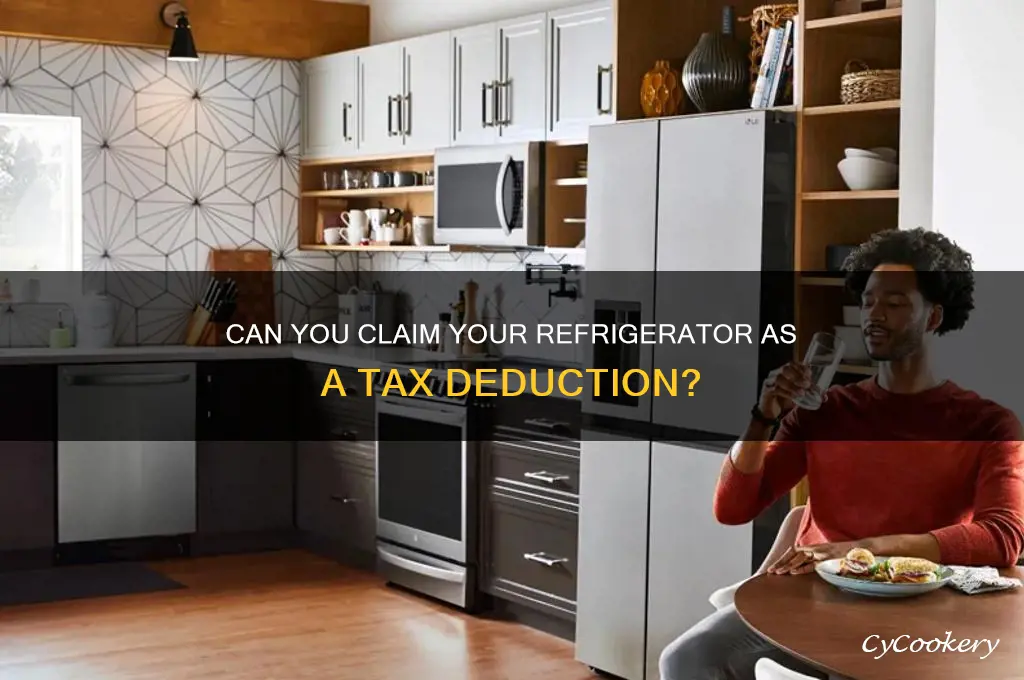 can i write off my refrigerator on my taxes