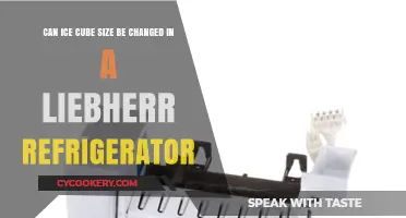 Adjusting Ice Cube Size in Liebherr Fridges: Is It Possible?