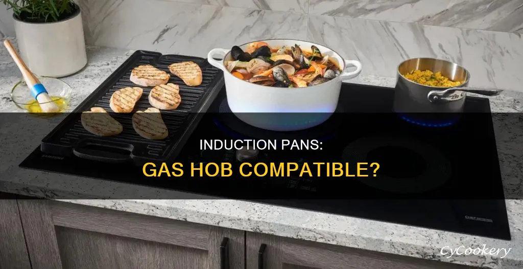 can induction pans be used on gas hob