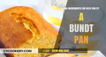 Baking Hack: 9x13 Pan to Bundt Pan Conversion