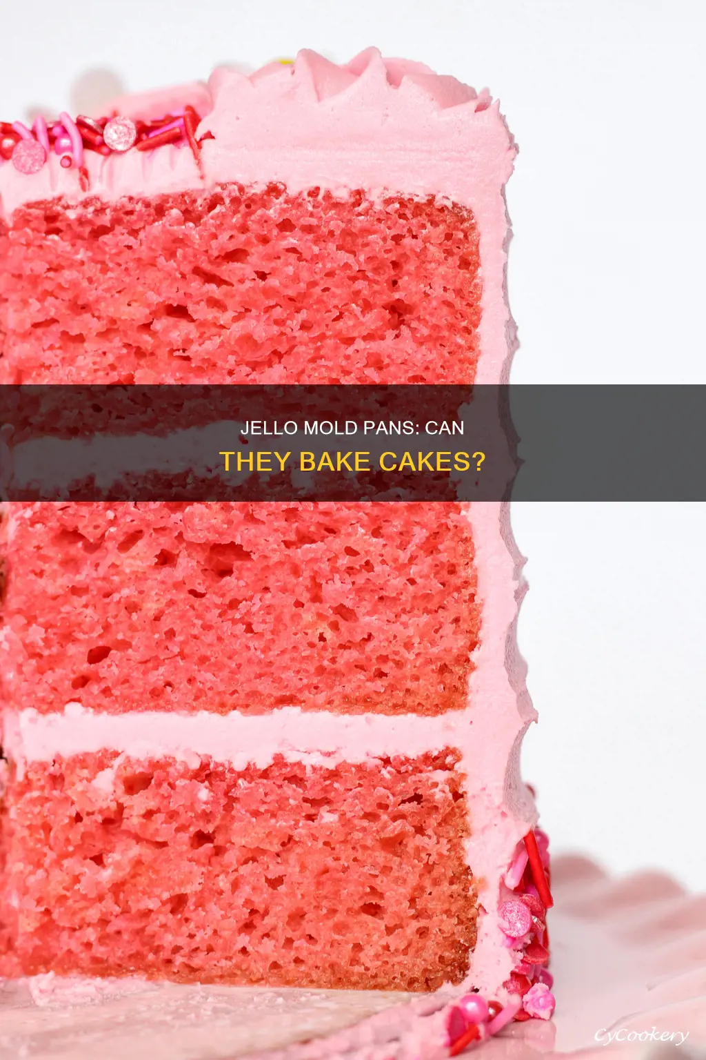 can jello mold pans be used as cake pans