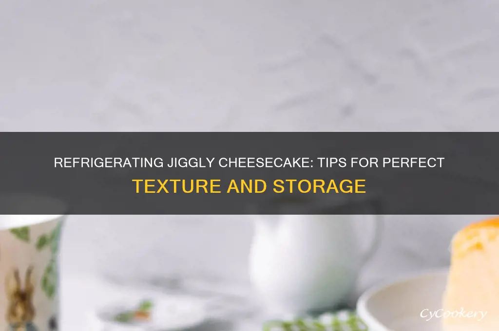 can jiggly cheesecake be refrigerated