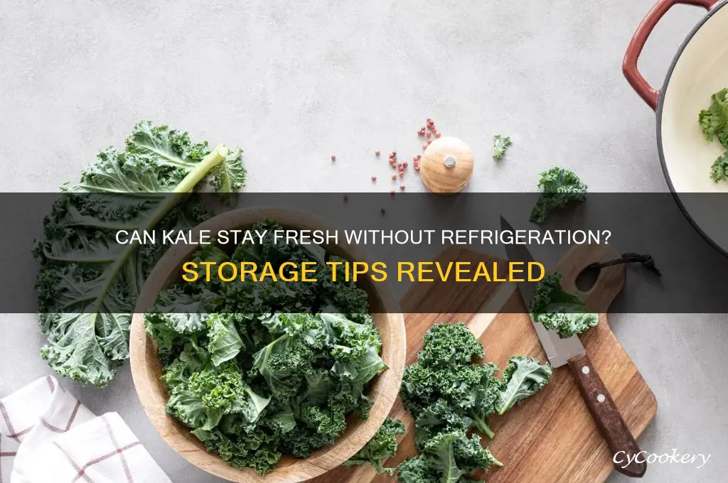 can kale be left out of the refrigerator