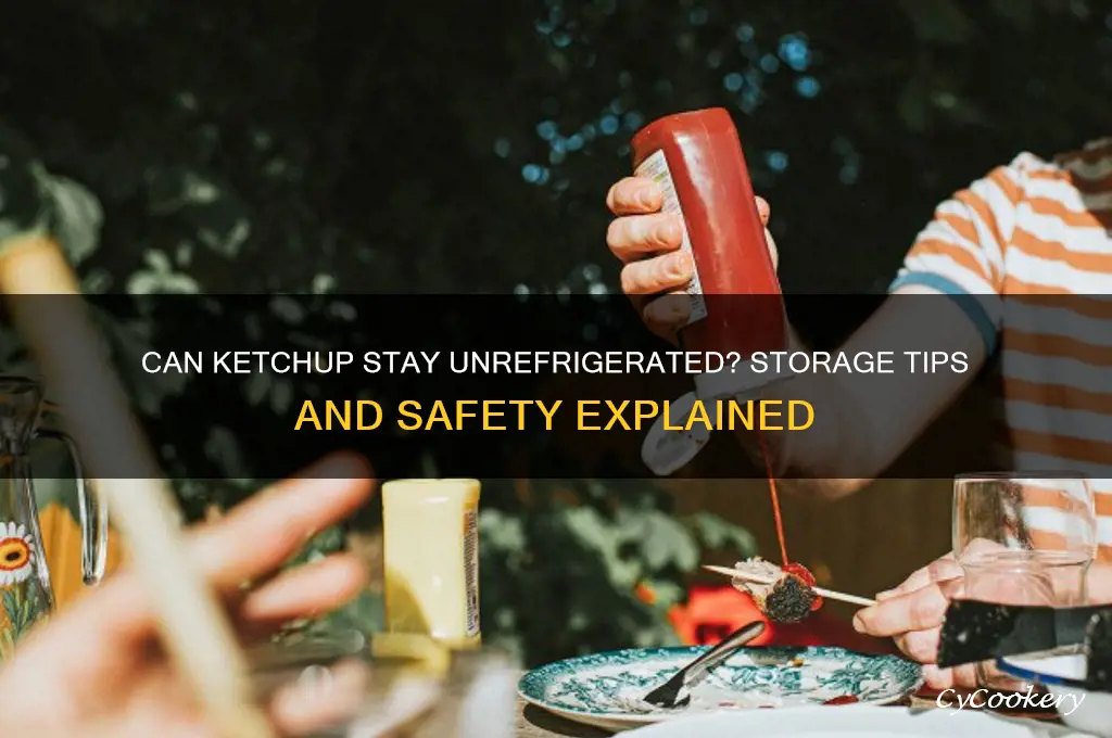 can ketchup be left out of the refrigerator