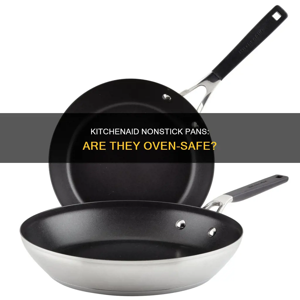 can kitchenaid nonstick pans go in the oven
