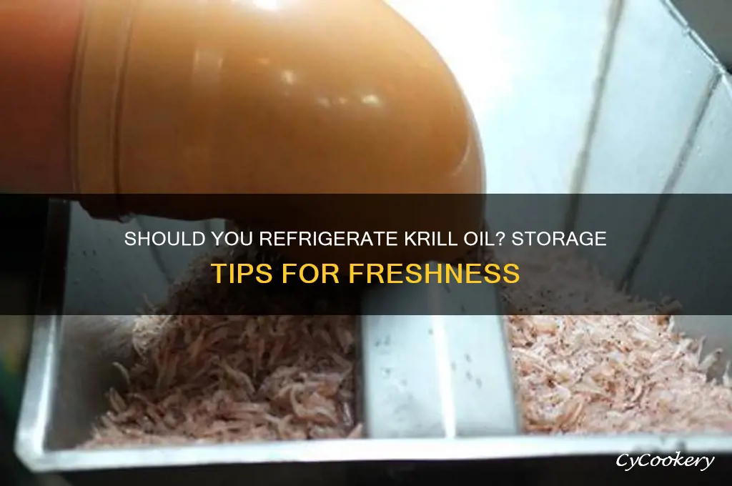can krill oil be refrigerated