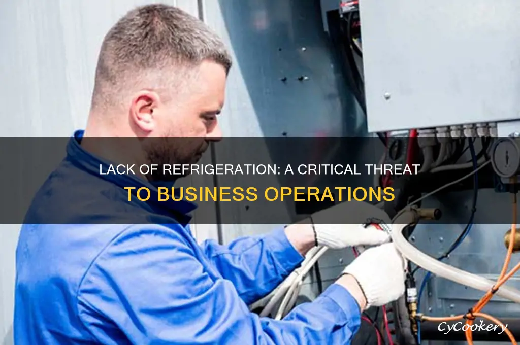 can lack of refrigeration can result in closing operation