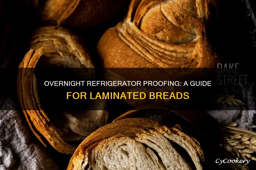 can laminated breads be proofed in the refrigerator overnight