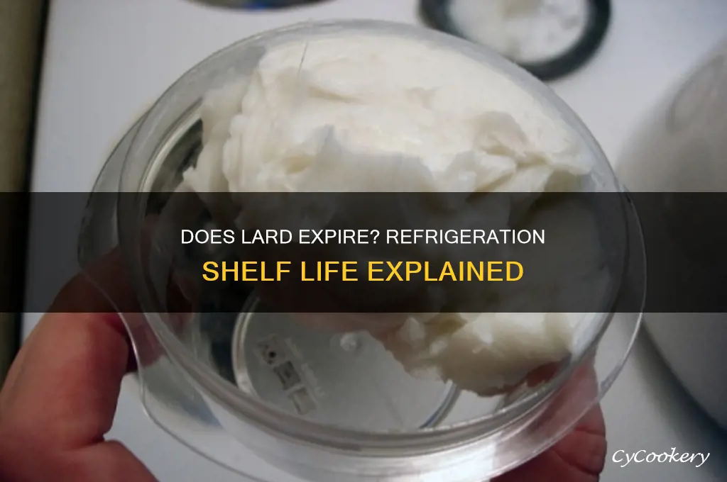 can lard go bad if kept in refrigerator