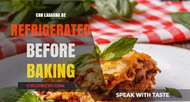 Refrigerating Lasagna Before Baking: Tips for Perfect Results