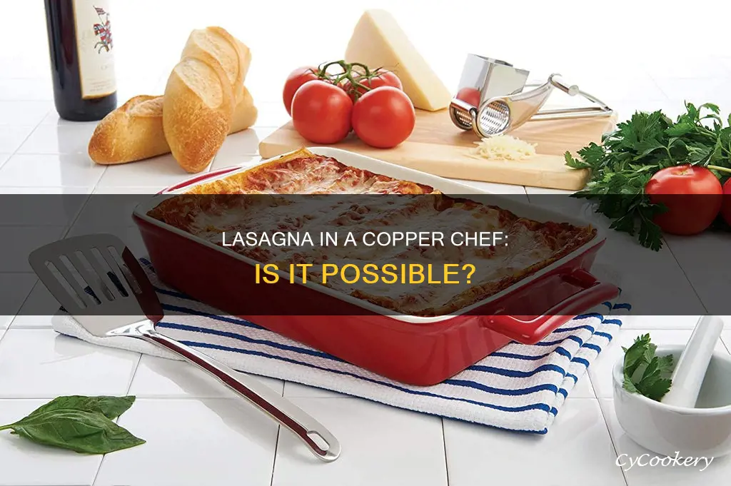 can laszanga be made in the copper cheft large pan