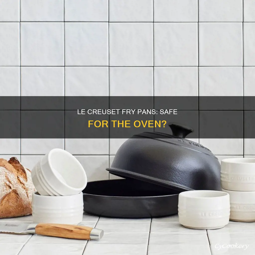 can le creuset fry pans go in the oven