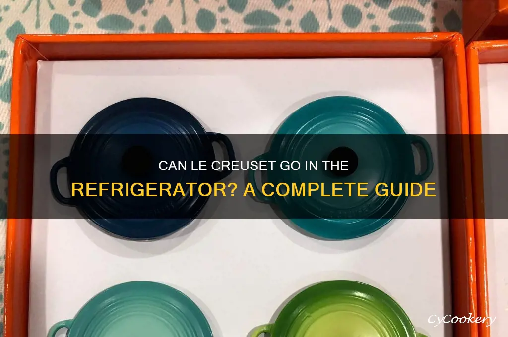 can le creuset go in the refrigerator