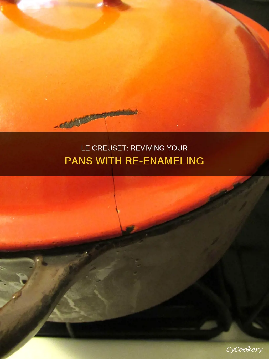 can le creuset pans be re enamelled