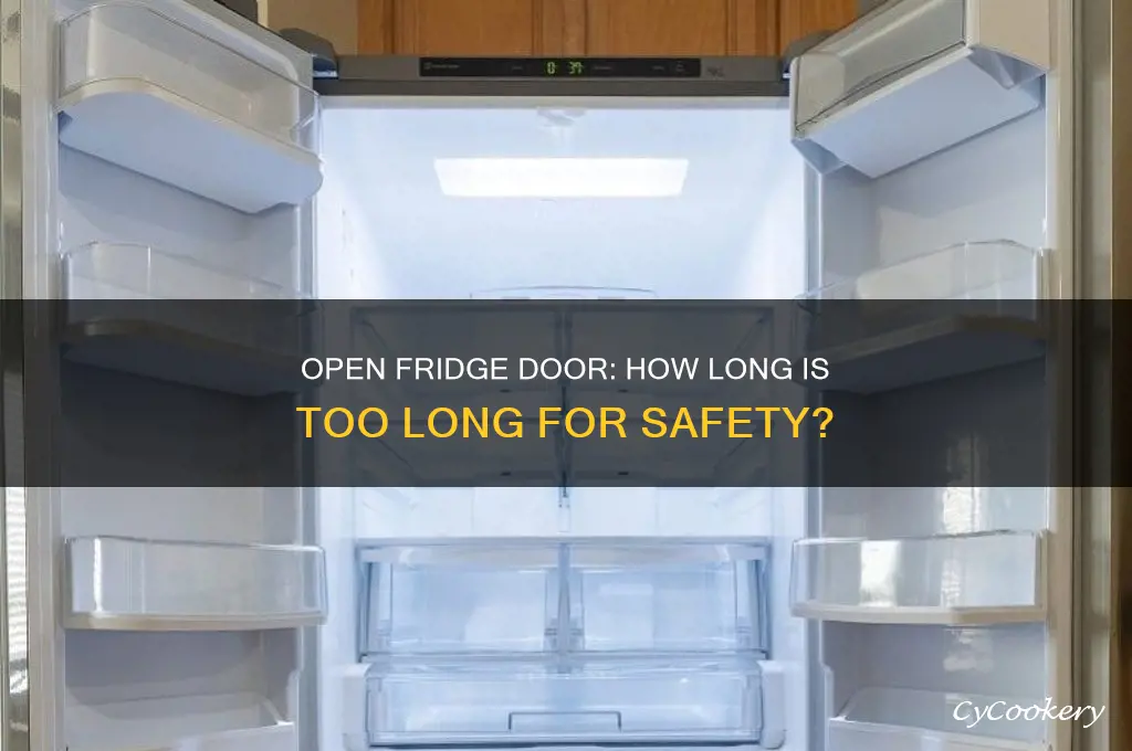 can leaving a refrigerator door open too long