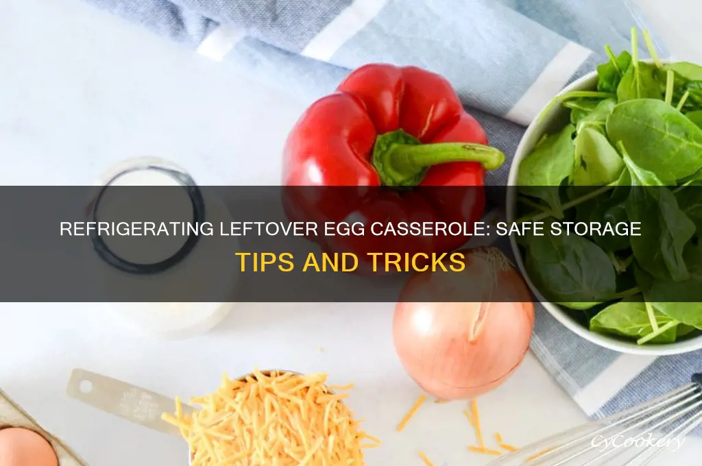 can leftover eggs casserole be refrigerate