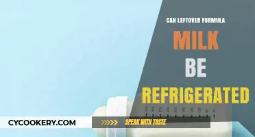 Refrigerating Leftover Formula Milk: Safe Practices and Storage Tips