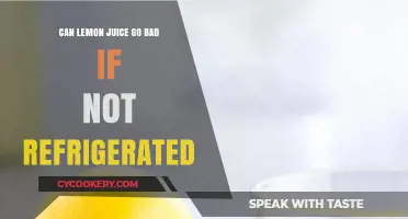 Does Lemon Juice Spoil Without Refrigeration? Shelf Life Explained