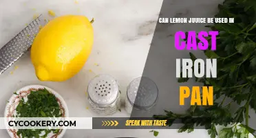 Lemon Juice and Cast Iron: A Safe Mix?