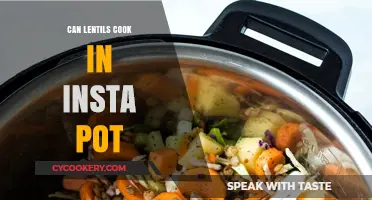 Insta Pot Cooking: Perfect Lentils Every Time