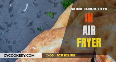 Air-Frying Leonetti's Calzones: A Tasty Experiment