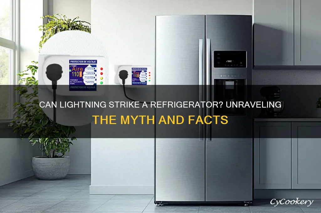 can lightening strike a refrigerator
