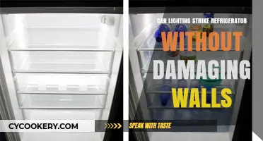 Can Lightning Strike a Refrigerator Without Damaging Walls?