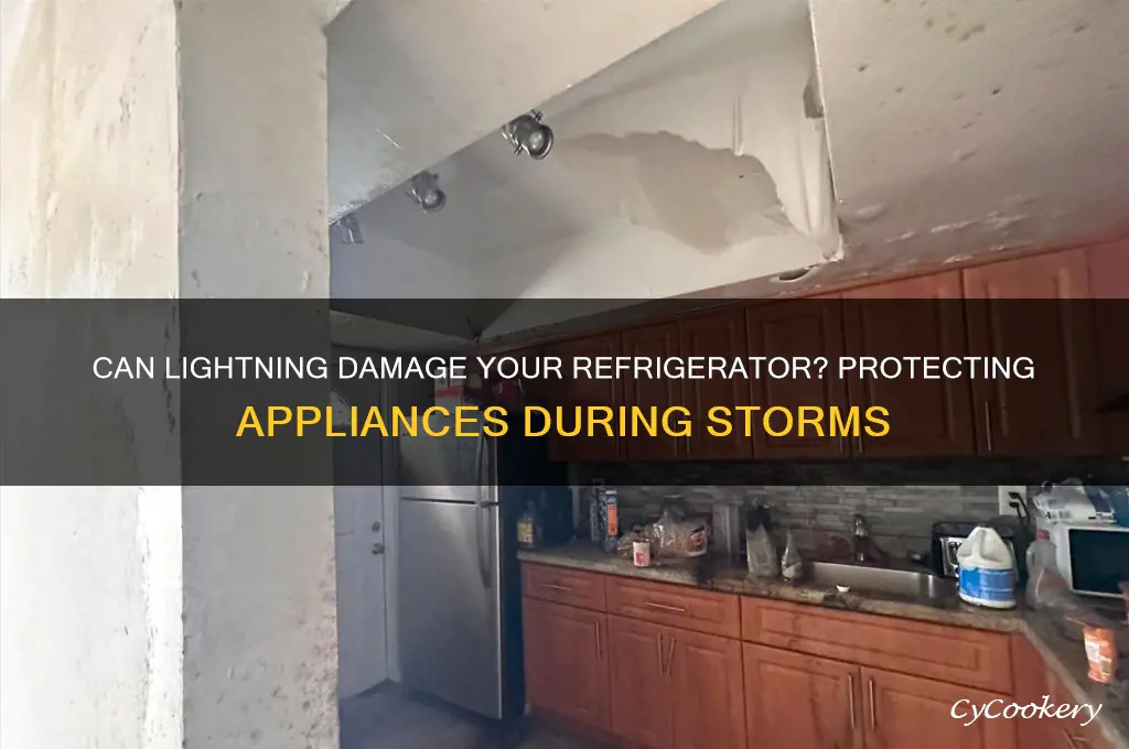 can lightning affect refrigerator