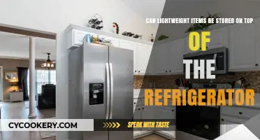 Storing Lightweight Items on Top of Your Refrigerator: Safe or Risky?