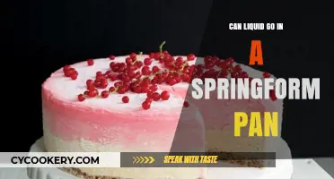 Springform Pans: Liquids, Yes or No?