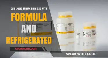 Mixing Liquid Zantac with Formula: Safe Refrigeration Tips for Parents